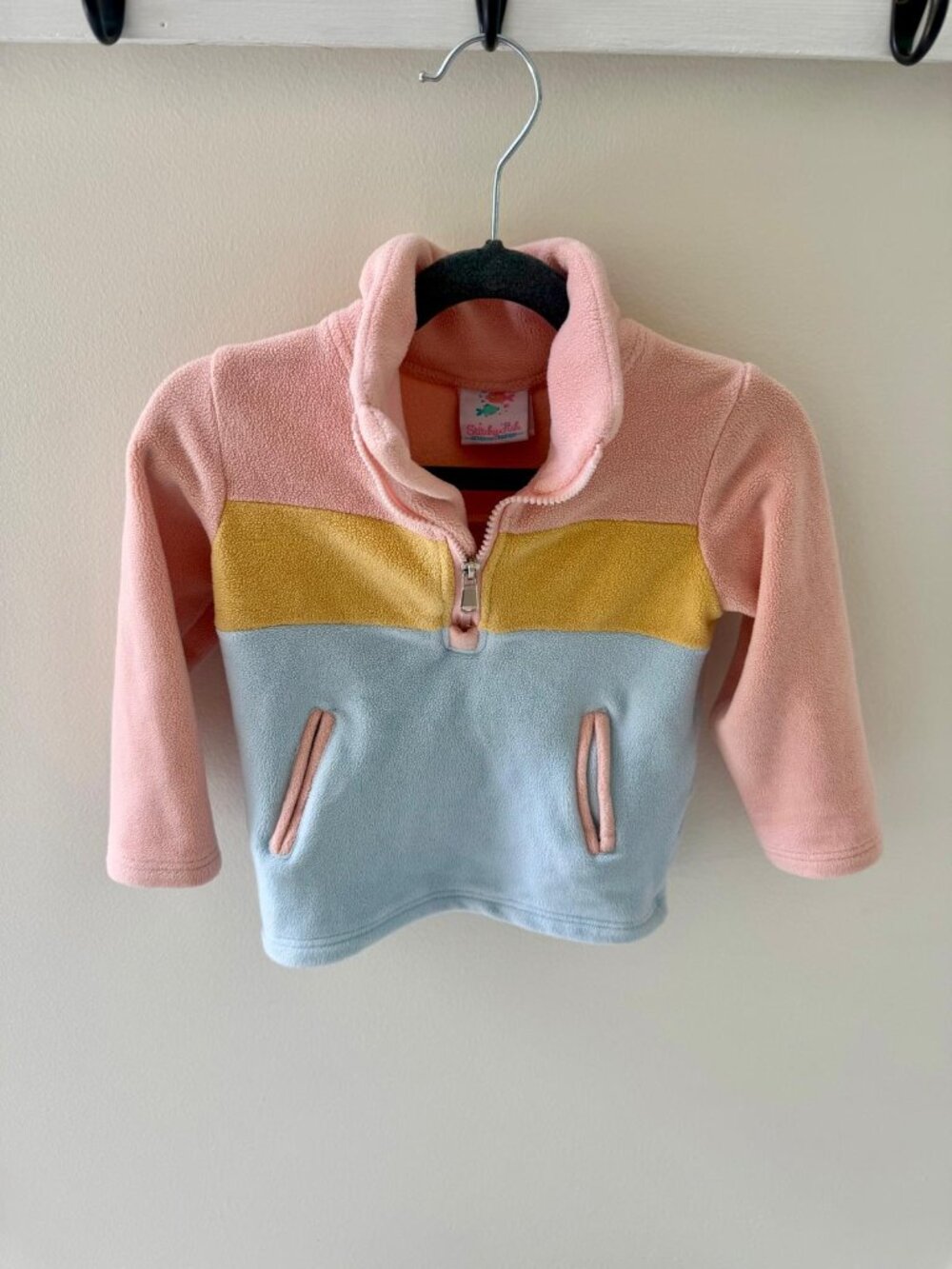 Stitchy Fish Girl Fleece Jacket Size 24m